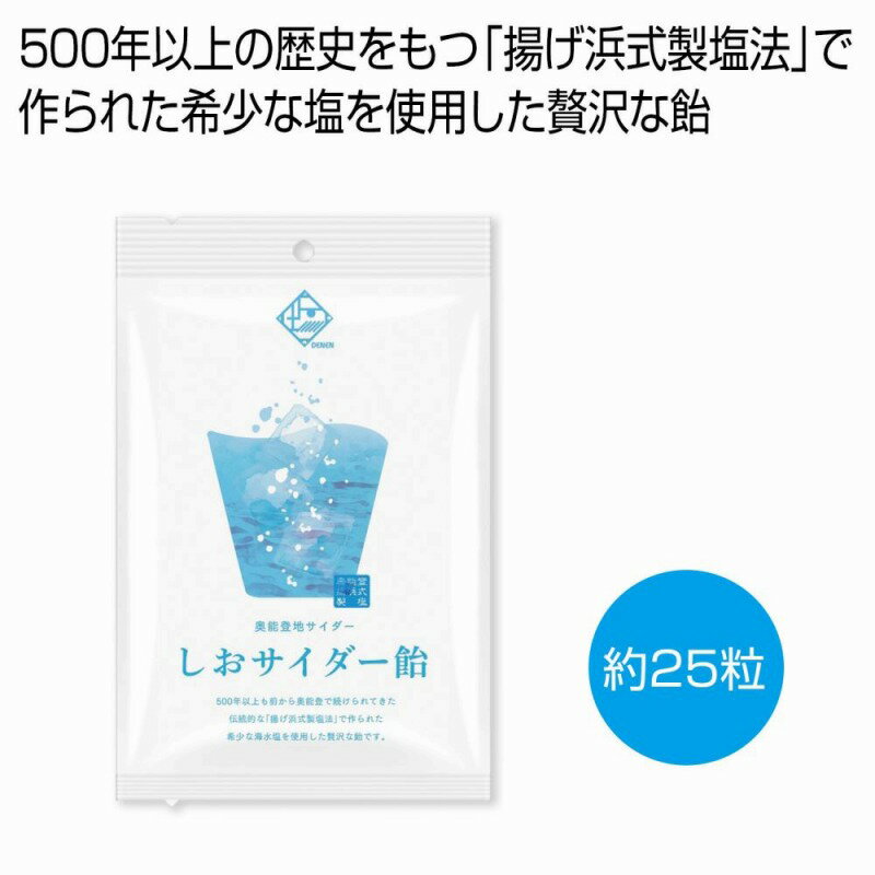 奥能登地サイダー しおサイダー飴　24個セット　　対策 熱中症 暑さ対策 発熱 レジャー アウトドア 運動会 携帯用 夏 猛暑 安い 激安 景品 粗品 販促品 ノベルティ プチギフト まとめ買い 来場 記念品