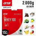【11日1:59まで!15%OFF&1000円OFFクーポン】DNS プロテインホエイ100 プロテイン ホエイ ホエイプロテイン 2,000g 2kg 選べる8風味 女性 男性 チョコ いちごミルク 抹茶 バナナ バニラ レモン ダイエット 筋トレ 国内製造