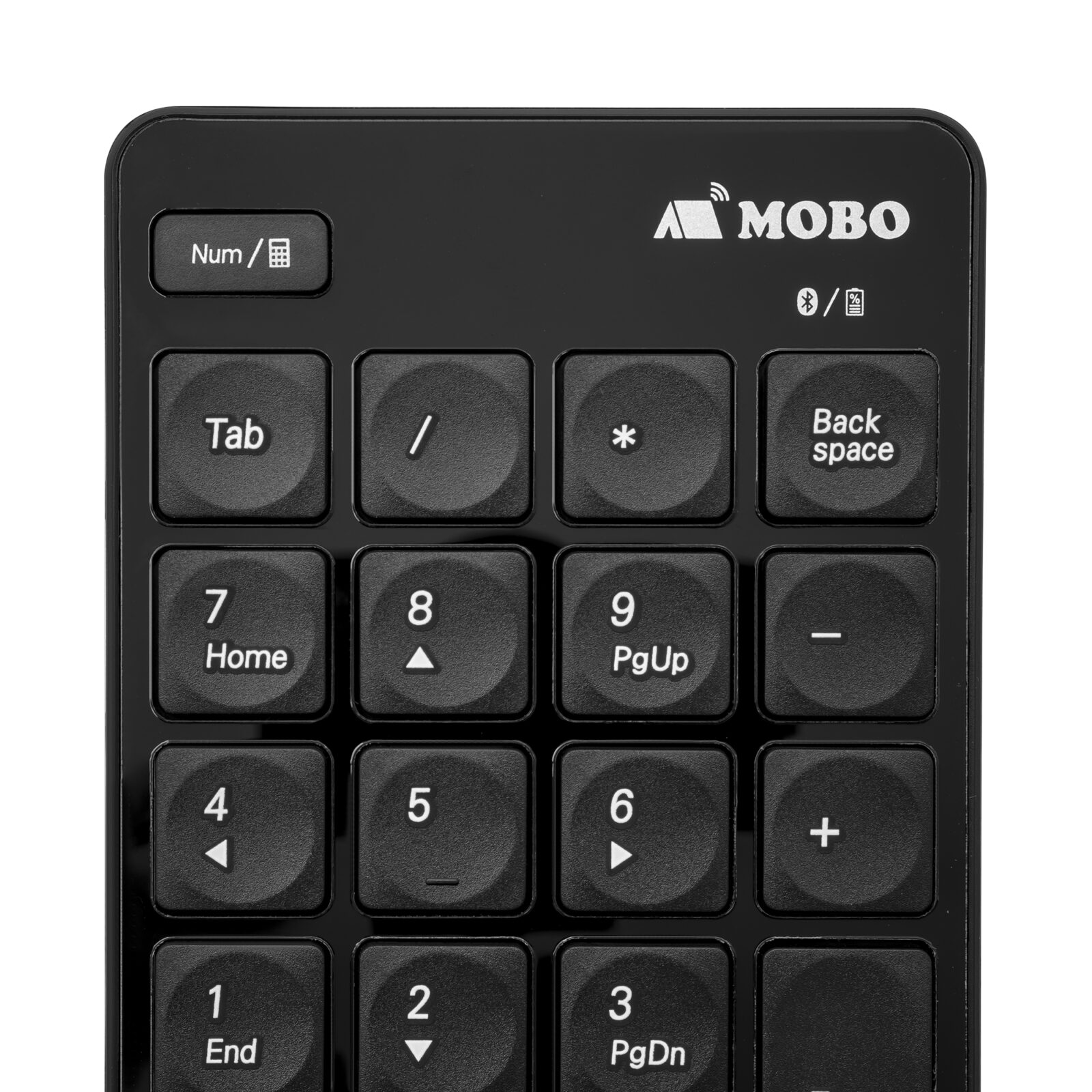 MOBO | モボ AM-NPB20-BK Bluetoothテンキーパッド TenkeyPad BLACK [無線 /Bluetooth /USB充電式 ] 1