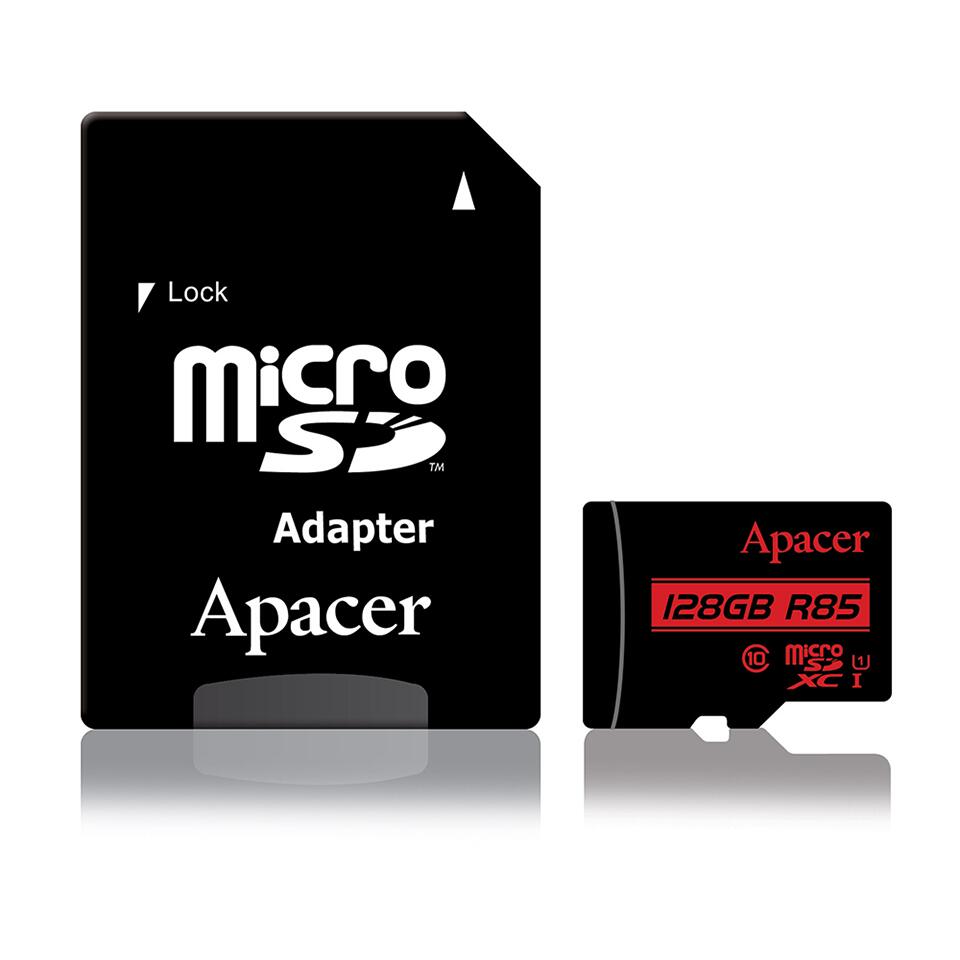 Apacer | アペイサー AP128GMCSX10U5-R microSDXC 128GB[新品 /microSD]