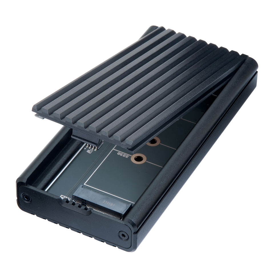 【エントリーでポイント10倍】CENTURY (CM2NVU20G) シンプルモバイル M.2 NVMe USB20G (M.2 NVMe SSD外付け接続ケース) - Image 2