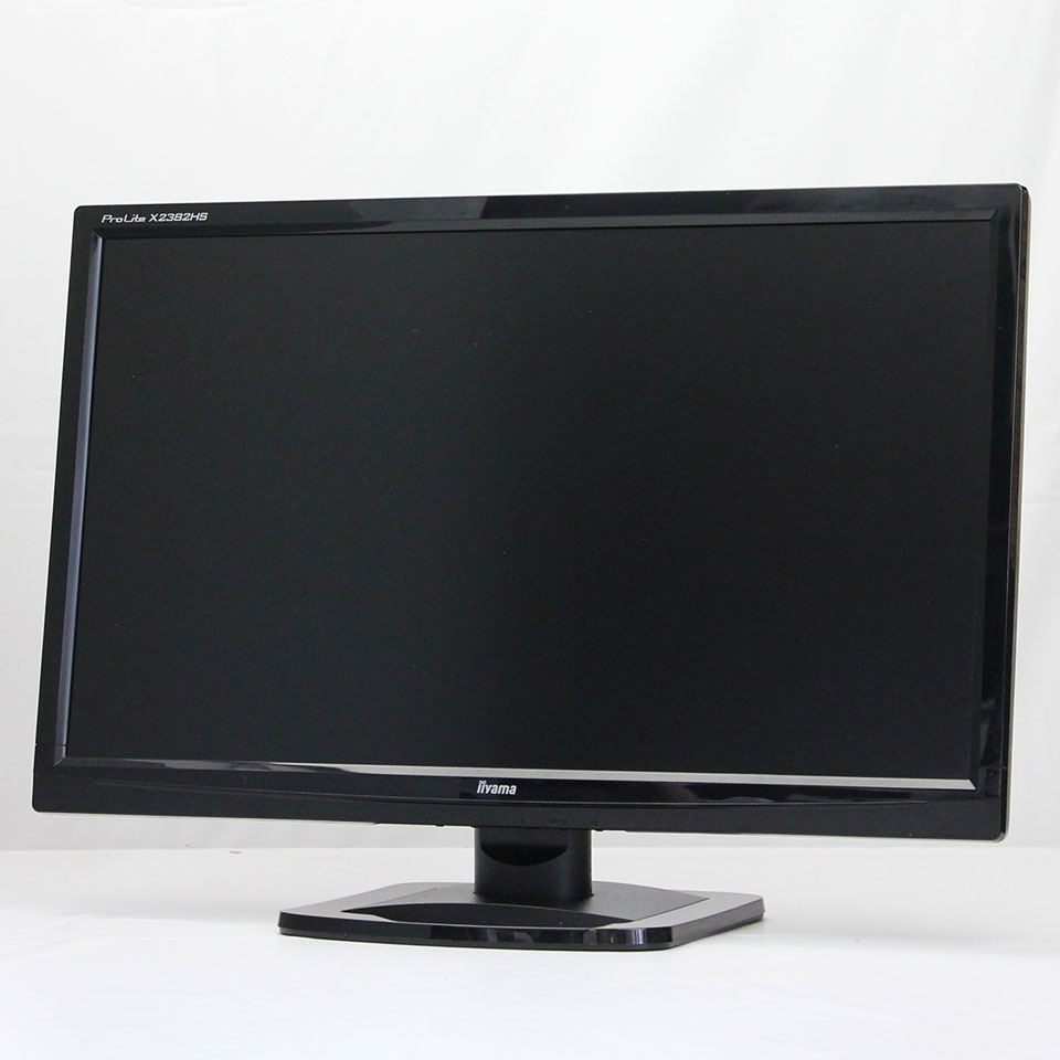 【中古】iiyama ProLite X2382HS-GB1 23"LCD (BK) (FAJ01052) モニター /23インチ 1920 x 1080 (Full HD) /入力端子 VGA/DVI - D/HDMI