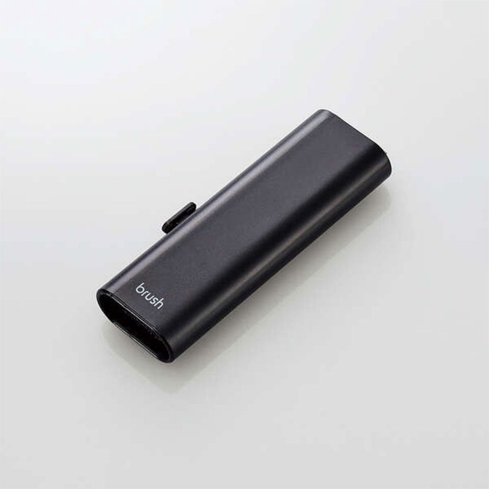 【新品】ELECOM (KBR-017AS)除電クリーニングブラシ＆クロス