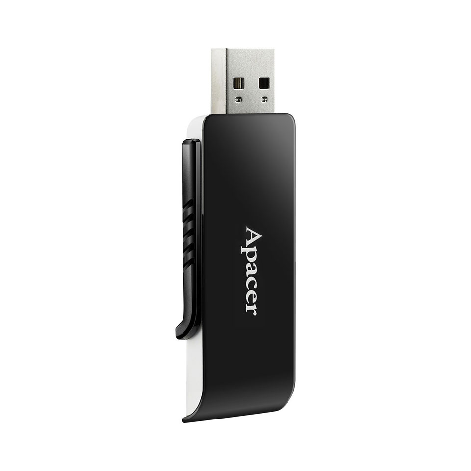 【新品】Apacer [AP32GAH350BY]USB3.2 Gen1 Flash Drive スライド式 32GB ブラック