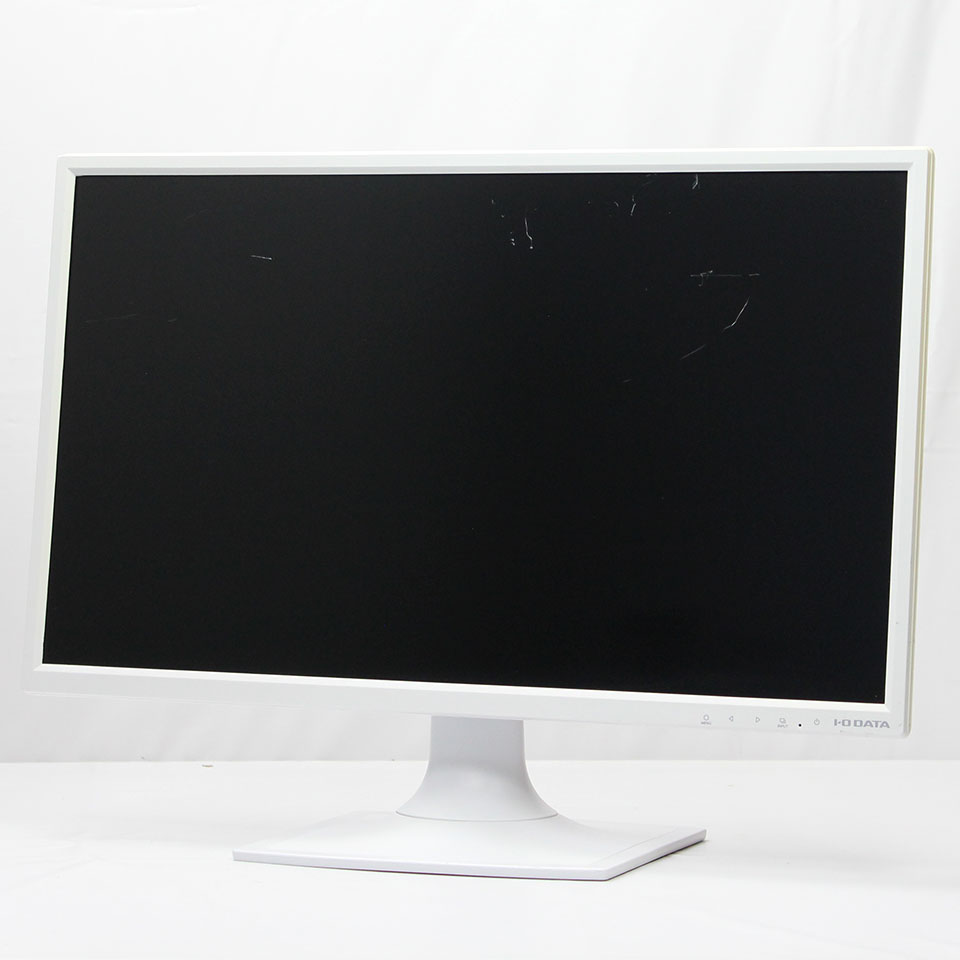 【中古】I-O DATA LCD-MF244EDSW 23.8インチLCD (WH) (JAK25021) モニター /23.8インチ 1920 x 1080 (Full HD) /入力端子 VGA/DVI - D/HDMI