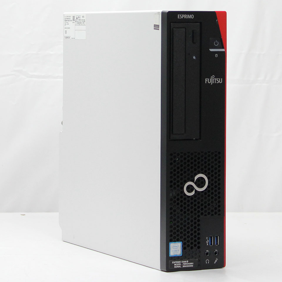 【中古】FUJITSU ESPRIMO D588/B デスクトップ /Windows11 Pro /Core i5 9500 /メモリ 16GB /SSD 256GB /AMD Radeon RX 550