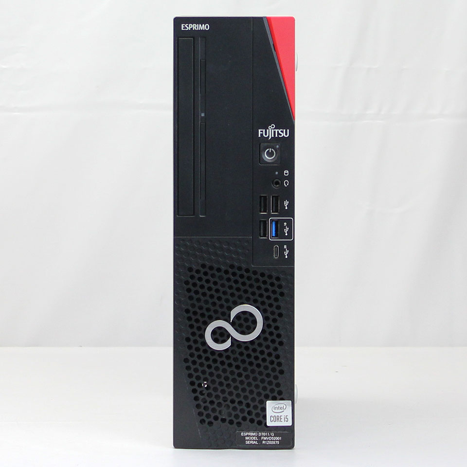 【中古】富士通 ESPRIMO D7011/G 第10世代 Core i5 10505 メモリ 16GB SSD 512GB Windows11 Pro HDMI DisplayPort Type-C 90日保証 中古PC デスクトップ パソコン