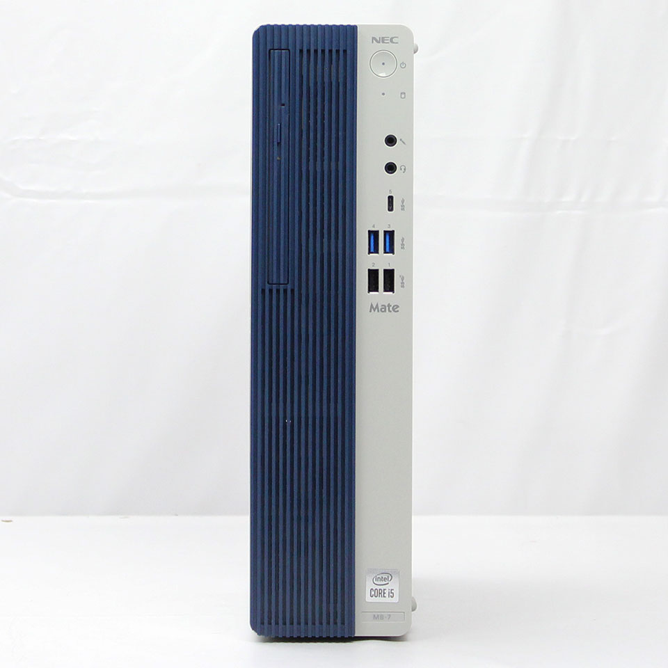【中古】NEC Mate MKM31/B-7 第10世代 Core i5 10500 メモリ 16GB M.2 SSD 512GB Windows11 Pro DVDマルチ DisplayPort HDMI Type-C 90日保証 中古パソコン デスクトップ