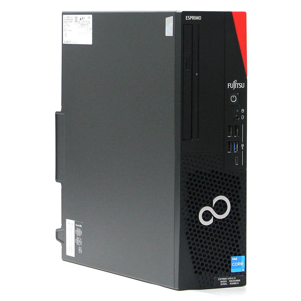  DVD Multi - 【中古】FUJITSU ESPRIMO D7012/K デスクトップ /Windows11 Pro /Core i5 12500 /メモリ 16GB /M.2 256GB /
