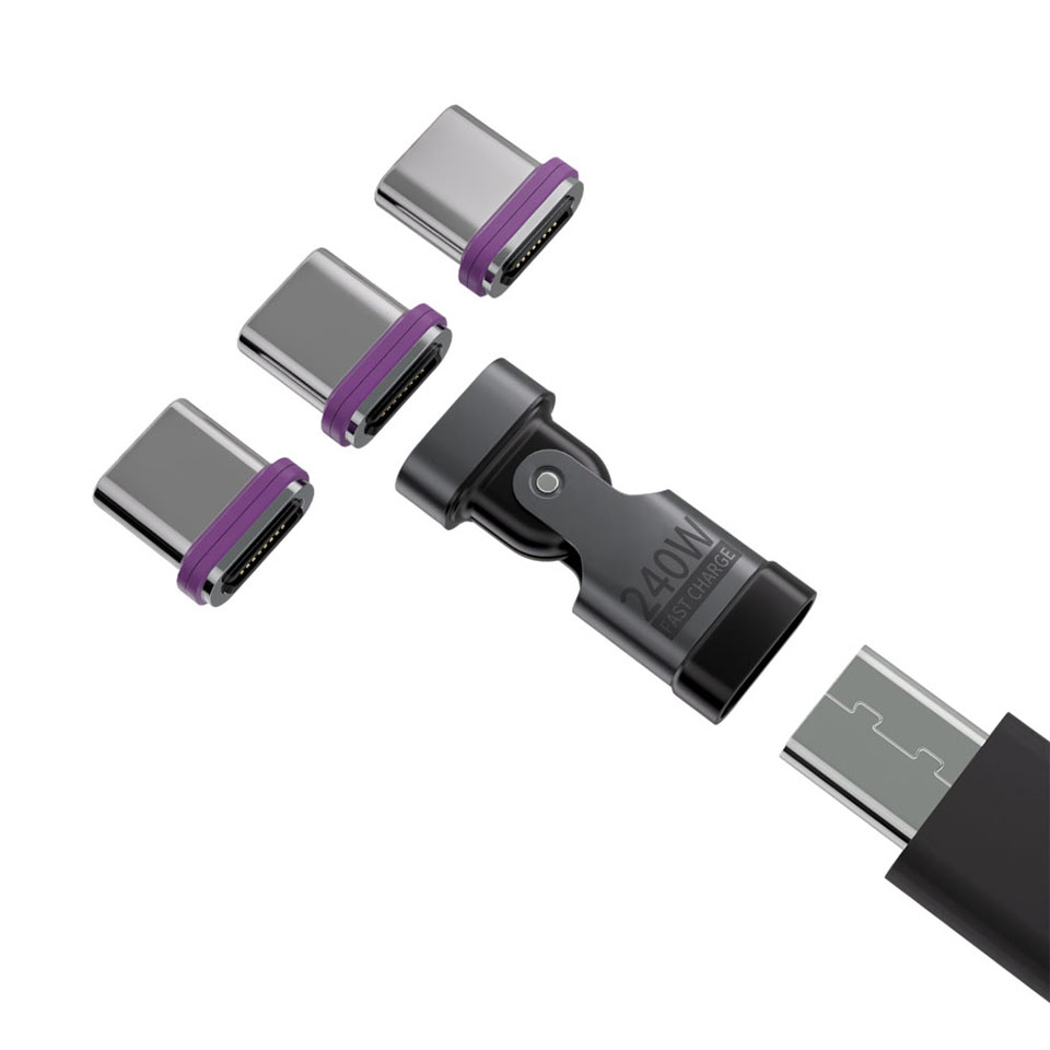 【新品】AREA (AR-C240MG3) Type-C スイングマグネット脱着アダプター 東京イン ...