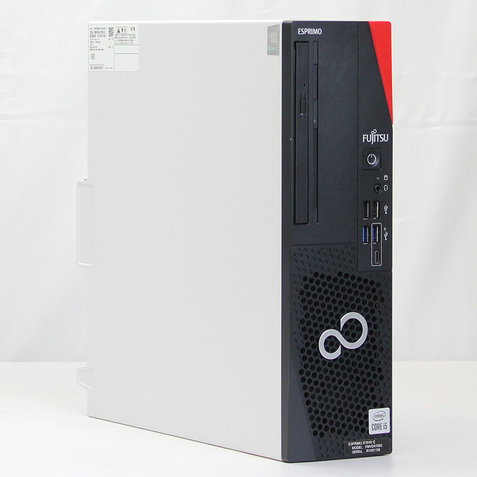 eMachines - 【中古】FUJITSU ESPRIMO D7010/E [KBC06006] デスクトップ /Windows11 Pro /Core i5 10500 /メモリ 16GB /M.2 256GB