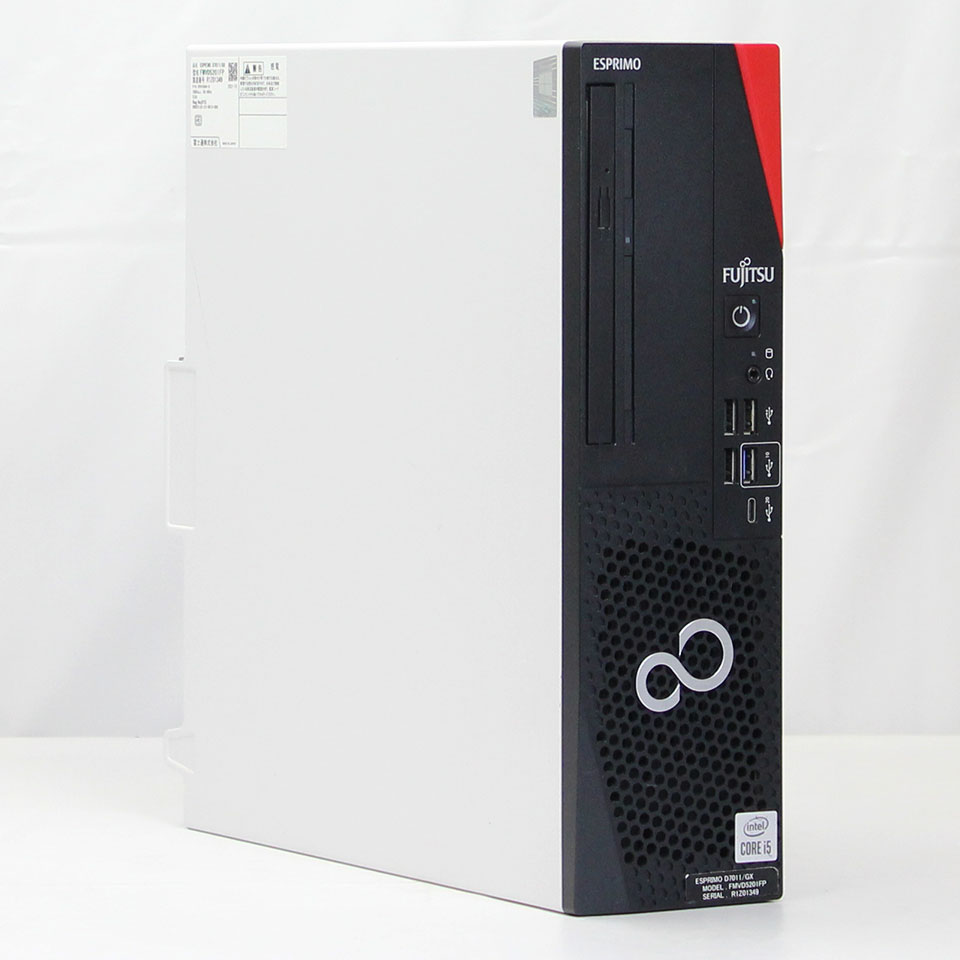 Rakuten - 【中古】FUJITSU ESPRIMO D7011/GX [KBC13011] デスクトップ /Windows11 Pro /Core i5 10505 /メモリ 16GB /M.2 256GB