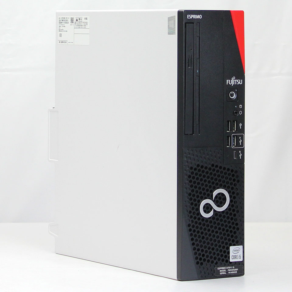 GATEWAY - 【中古】FUJITSU ESPRIMO D7011/G (GBB28035) デスクトップパソコン /Windows11 Pro /Core i5 10505 /メモリ 16GB /M.2 256GB