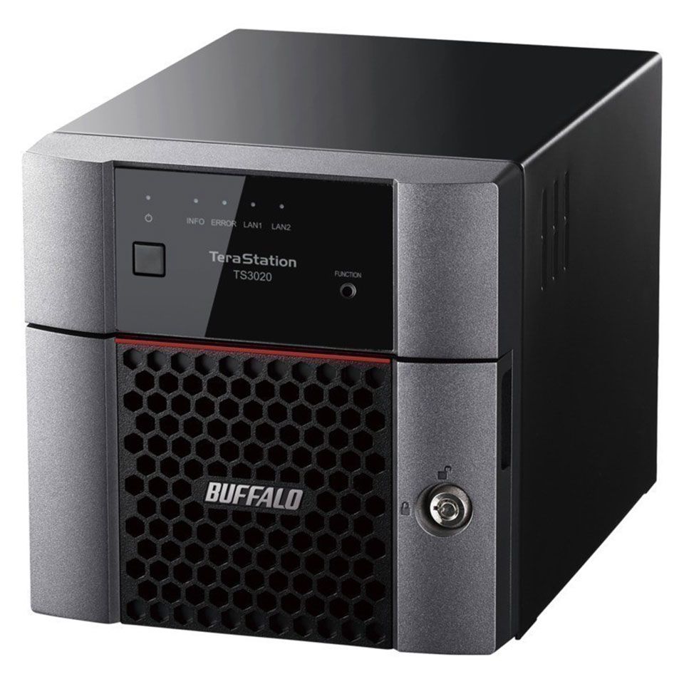 便携式 - 【新品】BUFFALO [TS3220DN0202] NAS専用HDD搭載 法人向けNAS 2ドライブ TeraStation 2TB (1TB x2)