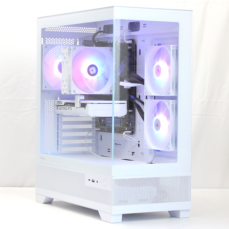 Desktop PC （Separate Type） - 【中古】DO-MUオリジナル 魂のPC 光 Antec CX700 ARGB White RTX5060 (HBD04020) デスクトップ /Windows11 Pro /Core i5 13600K /メモリ 32GB /M.2+HDD 3TB /NVIDIA GeForce RTX 5060 8GB /
