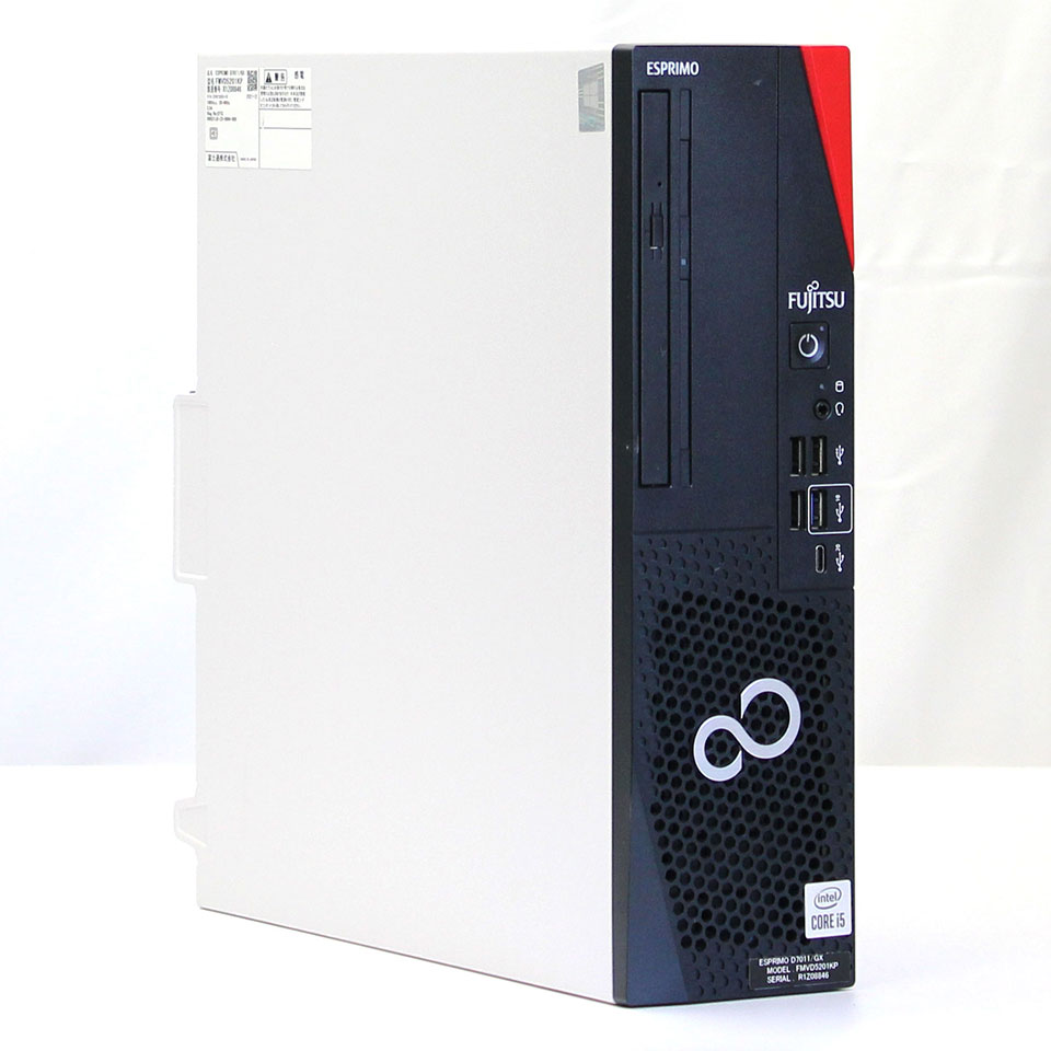 乐天商城 - 【中古】FUJITSU ESPRIMO D7011/GX デスクトップパソコン /Windows11 Pro /Core i5 10505 /メモリ 8GB /M.2 256GB