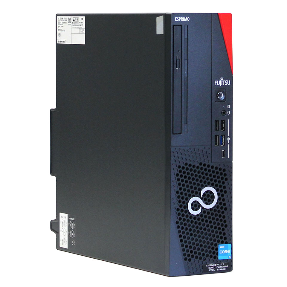 Rakuten - 【中古】FUJITSU ESPRIMO D7012/LX (LBE25007) デスクトップパソコン /Windows11 Pro /Core i5 12500 /メモリ 16GB /M.2 256GB