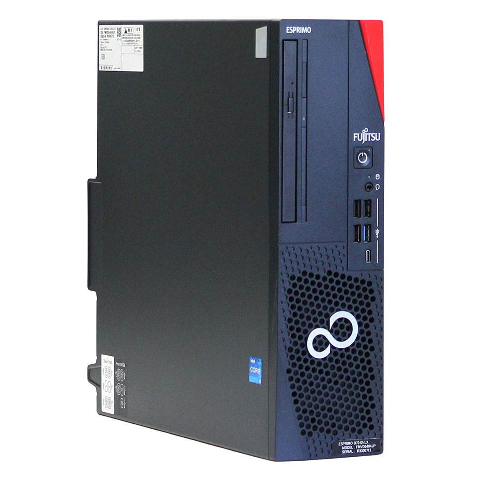 Rakuten - 【中古】FUJITSU ESPRIMO D7012/LX デスクトップパソコン /Windows11 Pro /Core i5 12500 /メモリ 16GB /M.2 256GB