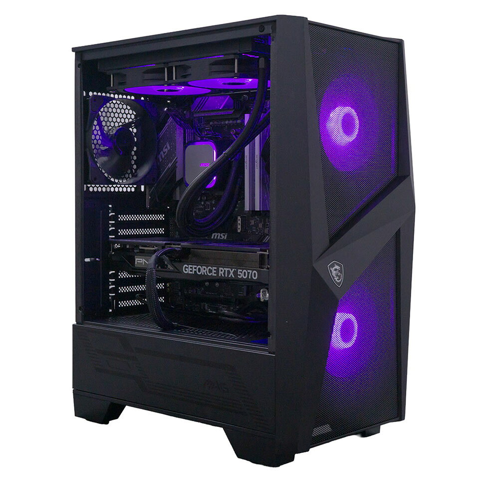 【新品】Panoplia Powered by msi R9XB655070PM デスクトップパソコン /Windows11 Home /AMD Ryzen9 7950X /メモリ 32GB /M.2 1TB /NVIDIA GeForce RTX 5070 12GB