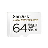 SanDiskサンディスクMicroSDXCUHS-Icalss10ドライブレコーダー向け高耐久カード64GB(SDSQQNR-064G-GN6IA)