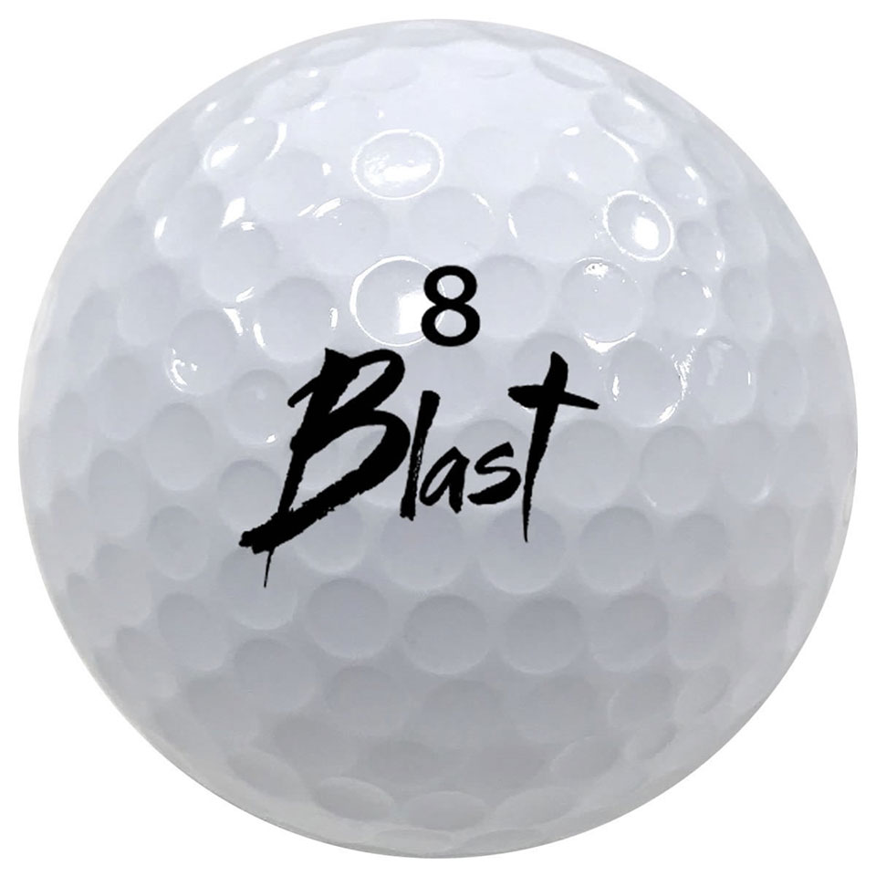 ゴルフボール 非公認球 blast ブラスト 高反発ボール ホワイト 12個 (B-H2W)