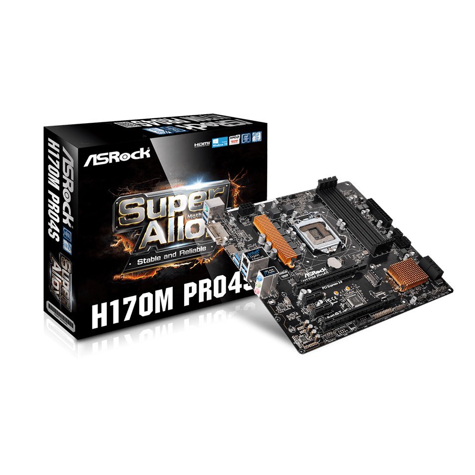 ASRock(アスロック) H170 LGA1151 MicroATX (H170M Pro4S)