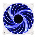 静音タイプ 12cm 青LED PCケースファン(SUITMASTER 120F BLADE BLUE LED)(2)