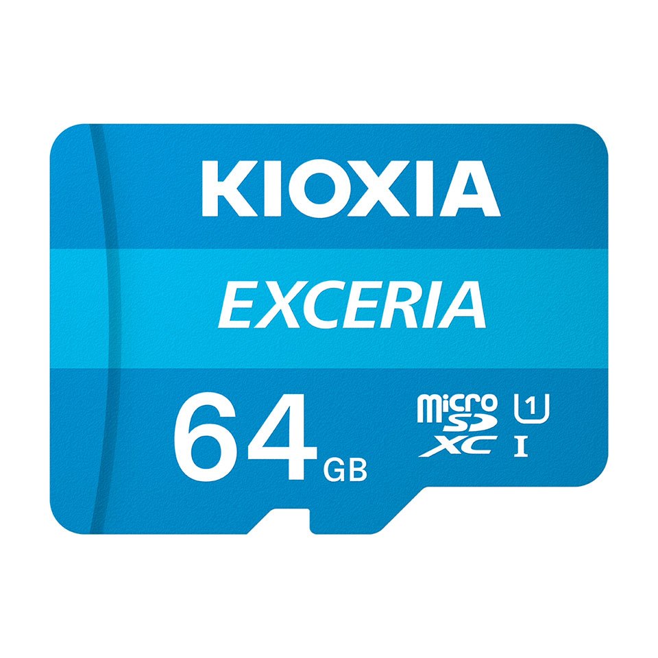 キオクシア | Kioxia MicroSDカード EXCERIA LMEX1L064GG2 [64GB / フラッシュメモリ / MicroSDXC / UHS-I / Class10 / アダプタ付]