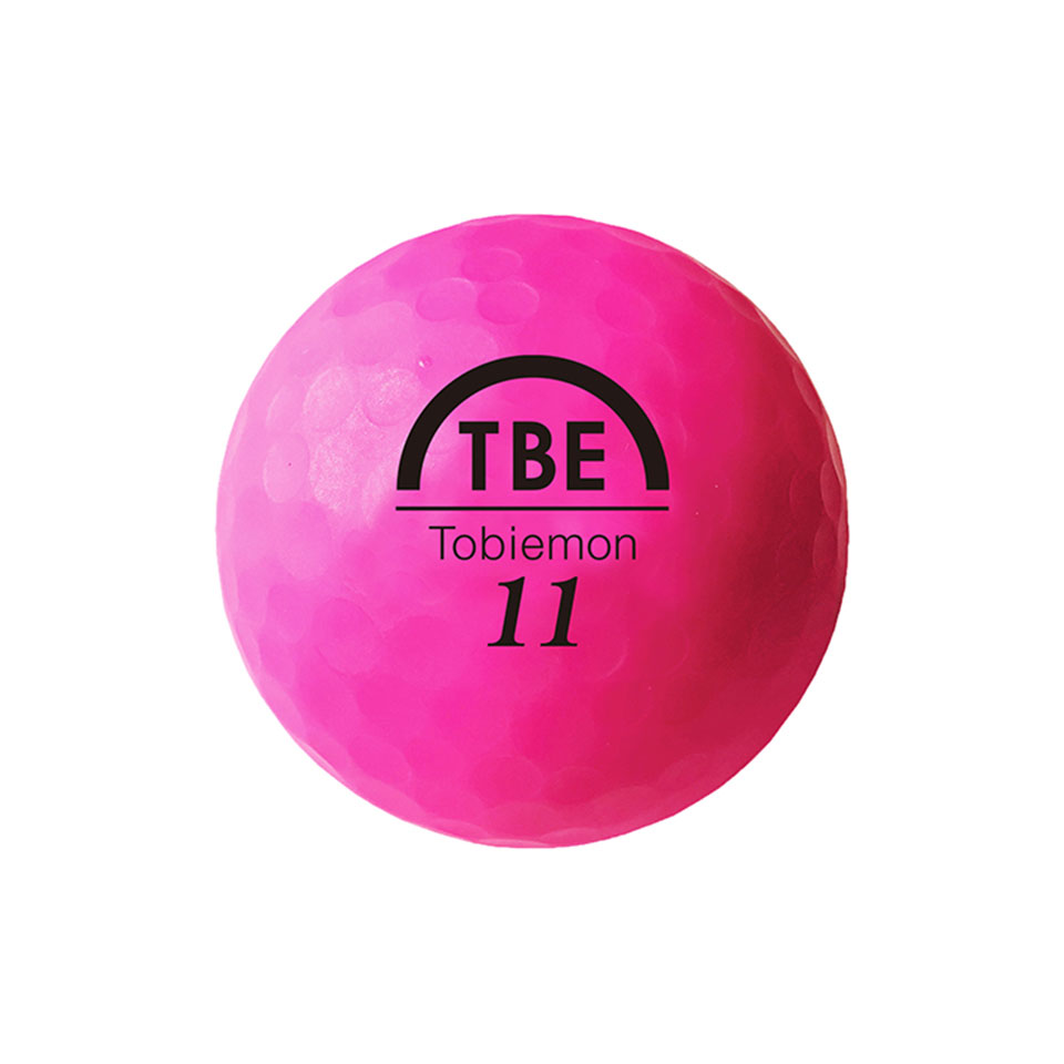 飛衛門 ゴルフボール T3 3ピース蛍光マットカラーボール ピンク 12球 (T-3BM-P)