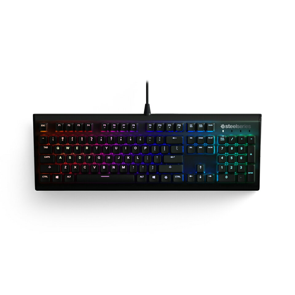 ゲーミングデバイス キーボード SteelSeries APEX M750 有線 日本語配列 アルミ二ウム構造 eスポーツ (APEX M750 JP) 【送料込み※沖縄・離島を除く】【RCP】