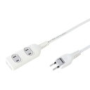 SANWASUPPLY(サンワサプライ) 電源タップ 2Px3口 3m (TAP-3W3N)