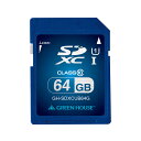 GREEN HOUSE | O[nEX GH-SDXCUB64G SDJ[h SDXC 64GB UHS-I Class10