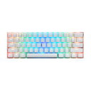 【キーボード】 RACEN(らせん) (CRC-GKBRGB01WT)(2)