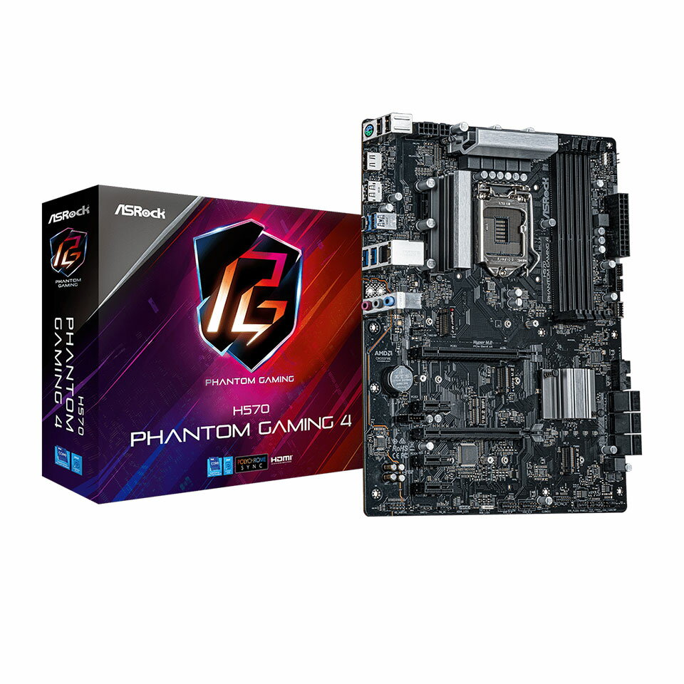 ASRock(アスロック) H570 LGA1200 ATX (H570 Phantom Gamin ...