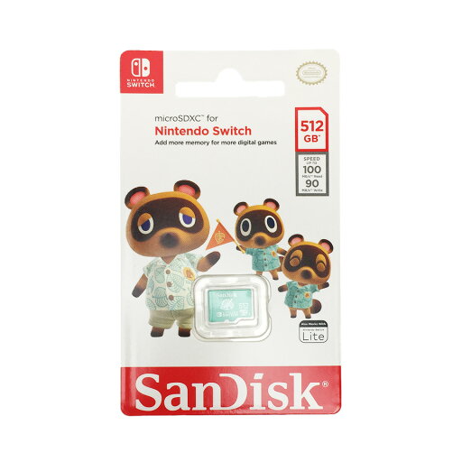 【フラッシュメモリ カード】SanDisk(サンディスク) microSDXC for Nintendo Switch 512GB UHS-I Class10 (SDSQXAO-512G-GN3ZN) 【送料無料】【RCP】 【フラッシュメモリ カード】SanDisk(サンディスク) microSDXC for Nintendo Switch 512GB UHS-I Class10 (SDSQXAO-512G-GN3ZN) 【送料無料】【RCP】