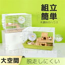 ハムスター ケージ 7点セット 2階 建て 大きめ 小動物 ケージ ゴールデン ハウス ハシゴ 給水ボトル まわし車 食器 回し車 自動給水器 通気性抜群 脱出...