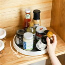 調味料ラック 収納トレイ【単層3個入り】香味料 スパイスラック 360°回転式 冷蔵庫 台所 キッチン収納 省スペース 組み立て不要 滑り止め 調味料/飲み物/...