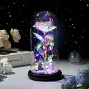 花卉 24Kゴールドローズ バラ 枯れない花 金メッキローズ 造花 LEDライト付き 電池式 花束 プレゼントバラ バレンタインデーデー 母の日 お祝い 誕生祝...