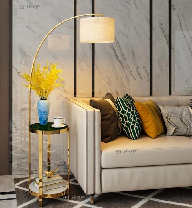 0820FL133-3人造大理石フロアスタンド スタンドライト フロアライト 照明器具 間接照明 高級