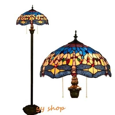 0820FL48-4フロアスタンド スタンドライト フロアライト 照明器具 間接照明.豪華ステンドグラスランプ ガラス工芸品
