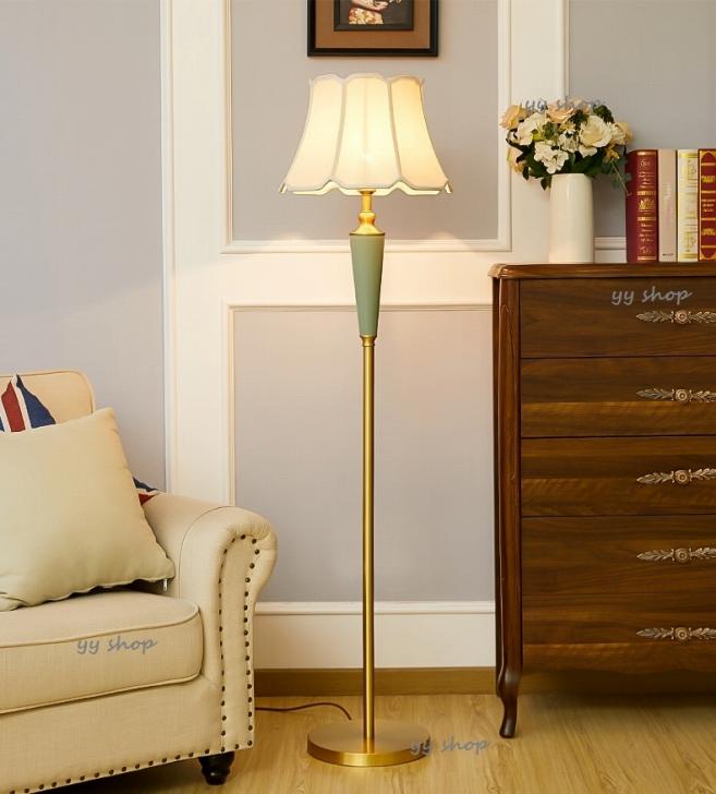 0820FL140-1銅.陶器高級フロアスタンド スタンドライト フロアライト 照明器具 間接照明 高級