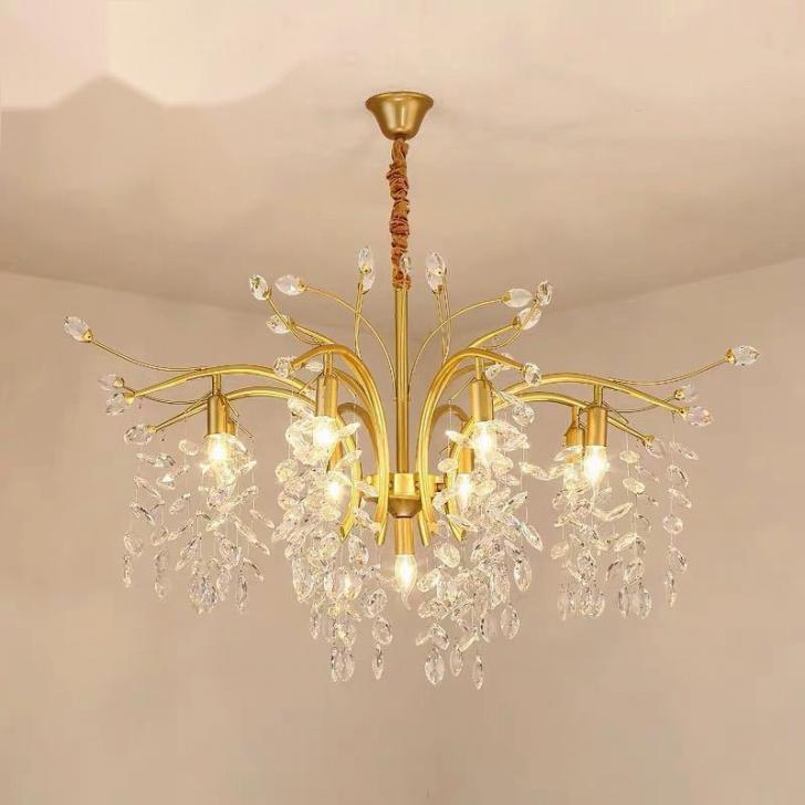 0720ペンダントライト．洋風照明　シャンデリア 北欧デザイン シーリングライト不可 高級天井照明 8灯 ..