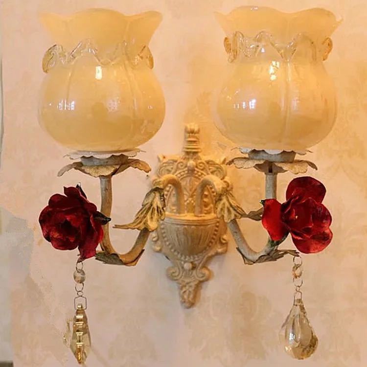 壁掛け照明 ブラケットライト 壁掛け灯 ．玄関照明 間接照明 インテリア照明 薔薇