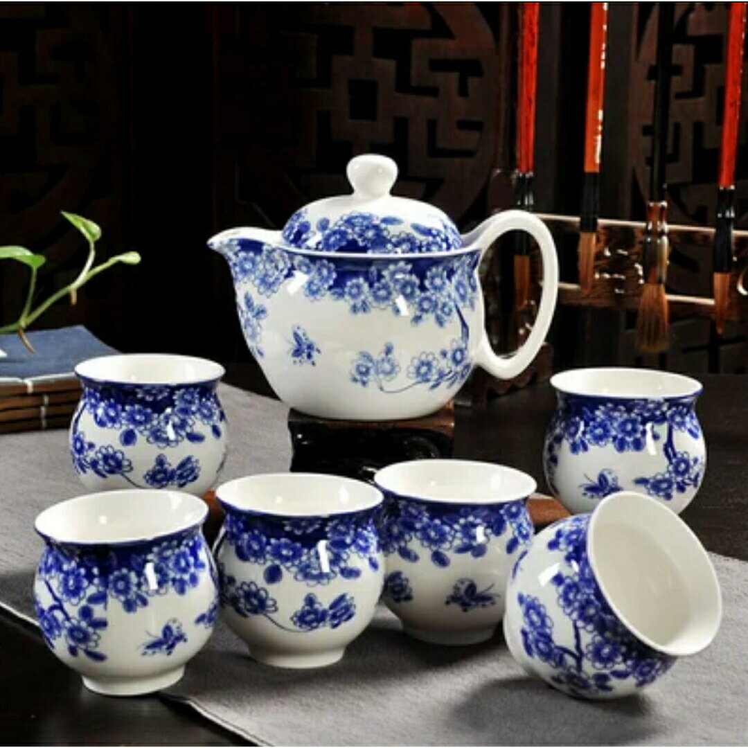 6客茶器揃 湯呑 急須ポット ．茶器セット ティーセット