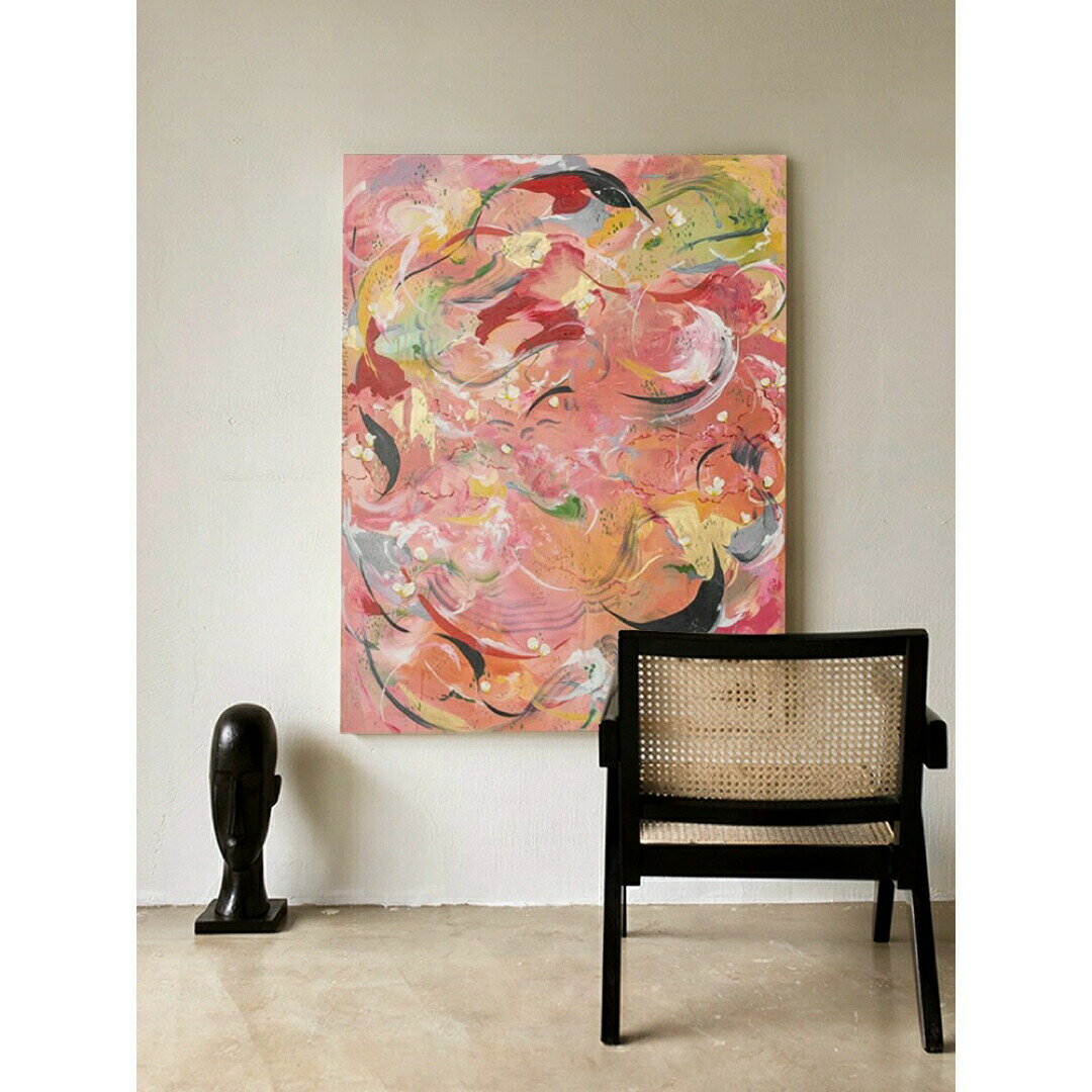 手書き油絵　抽象画　壁掛け　インテリア玄関飾り　アートパネル壁掛けアートモダン