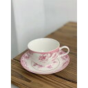 ミニティー・コーヒーカップセット カップ&ソーサー2客セット .花柄ティーセット