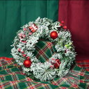 クリスマスリース クリスマス花輪 ドアリース 壁飾り 人工造花 デラックスリース