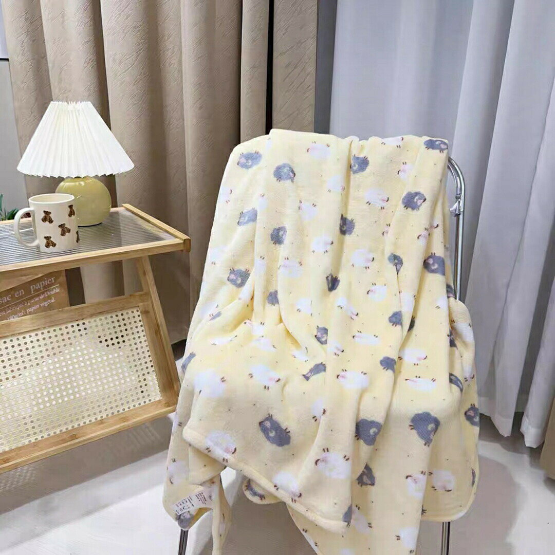 冬 可愛い 毛布ブランケット寒さ対策グッズ　ひざ掛け かけ布団 暖かい 羊