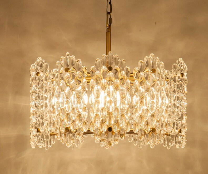 L55-8水晶ガラス.ペンダントライト．洋風照明　シャンデリア　北欧デザイン シーリングライト不可 天井..