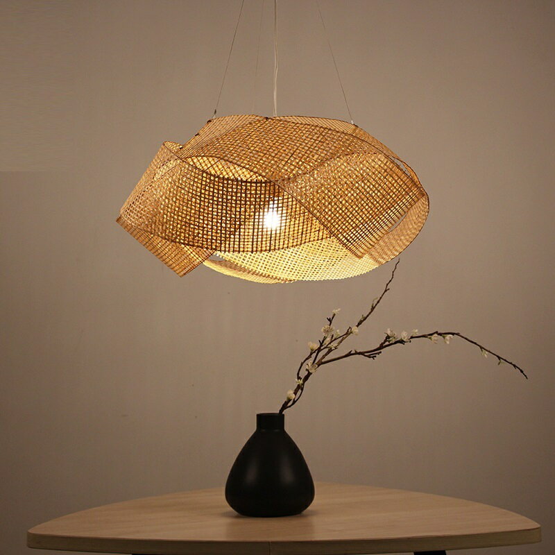 L71-3籐.ペンダントライト．洋風照明　シャンデリア　北欧デザイン シーリングライト不可 天井照明 1灯 電源直結タイプ
